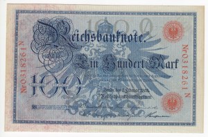 Germany 100 Mark 1908