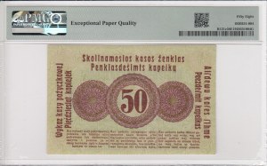 Germany (Occupation of Lithuania WWI, Posen) 50 Kopeken 1916 - PMG 58 EPQ Choice About Unc
