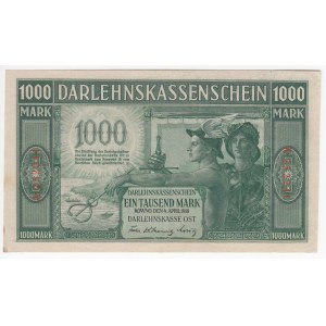 Germany (Occupation of Lithuania WWI, Kowno) 1000 Mark 1918