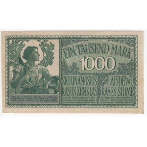 Germany (Occupation of Lithuania WWI, Kowno) 1000 Mark 1918