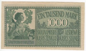 Germany (Occupation of Lithuania WWI, Kowno) 1000 Mark 1918