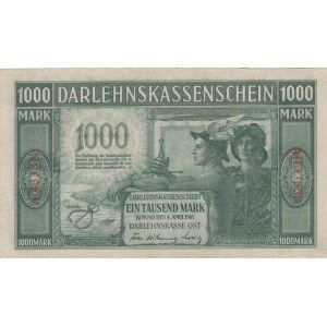 Germany (Occupation of Lithuania WWI, Kowno) 1000 Mark 1918