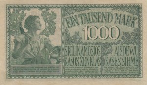 Germany (Occupation of Lithuania WWI, Kowno) 1000 Mark 1918