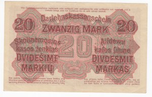 Germany (Occupation of Lithuania WWI, Kowno) 20 Mark 1918