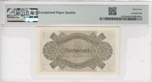 Germany (Occupied Territories WWII) 2 Reichsmark ND (1940-1945) - PMG 64 EPQ Choice Uncirculated