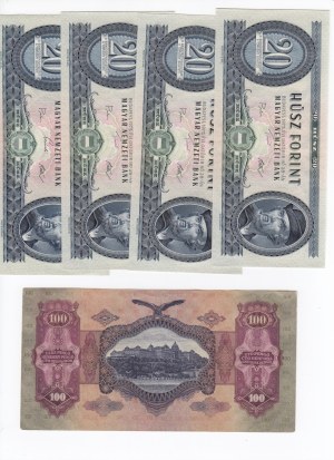 Group of Banknotes: Hungary (12)