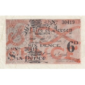 Jersey 6 Pence 1941