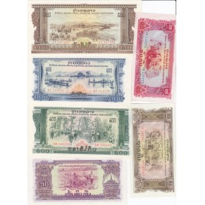 Group of Banknotes: Laos (6)