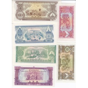 Group of Banknotes: Laos (6)