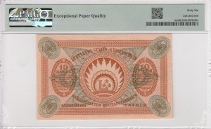 Latvia (Government Currency Note) 10 Rubli 1919 - PMG 66 EPQ Gem Uncirculated