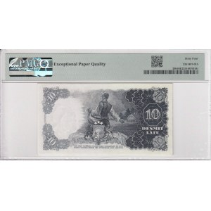 Latvia (State Treasury Note) 10 Latu 1938 - PMG 64 EPQ Choice Uncirculated