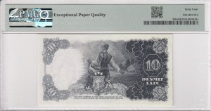 Latvia (State Treasury Note) 10 Latu 1938 - PMG 64 EPQ Choice Uncirculated