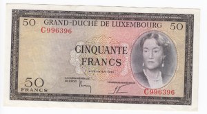 Luxembourg 50 Francs 1961