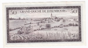 Luxembourg 50 Francs 1961