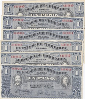 Mexico 1 Peso 1914 (6) Chihuahua