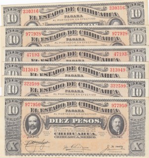 Mexico 10 Pesos 1914 (6) Chihuahua