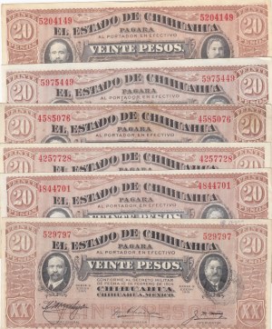 Mexico 20 Peso 1914 (6) Chihuahua