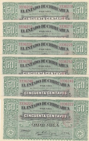 Mexico 50 Centavos 1914 (6) Chihuahua