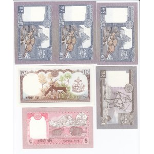 Group of Banknotes: Nepal (5)