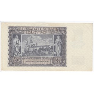 Poland 20 Zlotych 1940