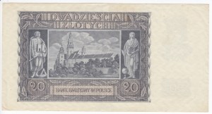 Poland 20 Zlotych 1940