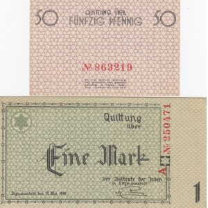 Poland 50 Pfennig & 1 Mark 1940 (2) Linzmannstadt