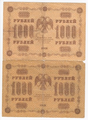 Russia 1000 Roubles 1918 (2)
