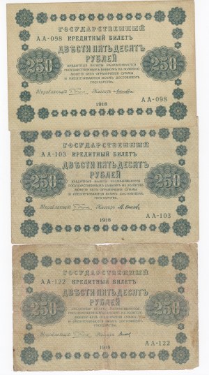 Russia 250 Roubles 1918 (3)