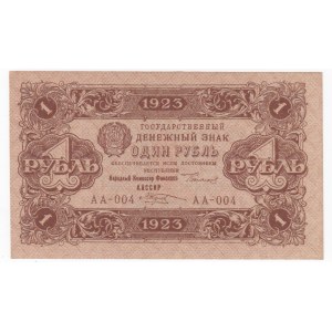 Russia (RSFSR) 1 Rouble 1923