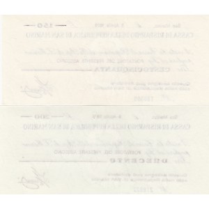 San Marino 150 & 200 Lire 1976 (2)