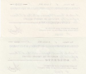 San Marino 150 & 200 Lire 1976 (2)