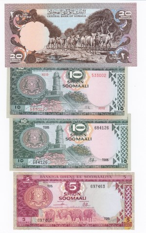 Group of Banknotes: Somalia (4)