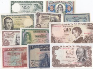 Group of Spain Banknotes (11)