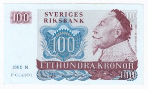 Sweden 100 Kronor 1980