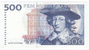 Sweden 500 Kronor 1986