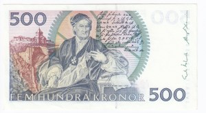 Sweden 500 Kronor 1986
