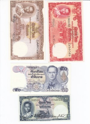 Group of Banknotes: Thailand (4)