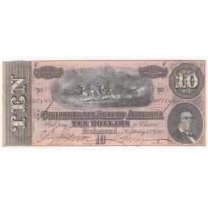 USA 10 Dollars 1864