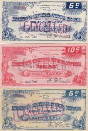 Salt Lake City 5 & 10 Cents 1898-1906 (3)