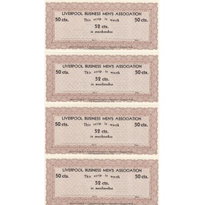 Liverpool Business Men's Association Scripts 25 & 50 Cents 1933 (8)