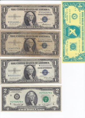 Group of Stamps, Banknotes & Babe Ruth Souvenir Card