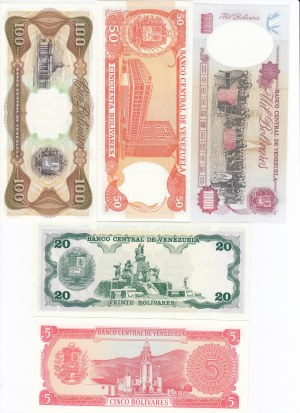 Group of Banknotes: Venezuela (5)