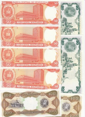 Group of Banknotes: Venezuela (8)