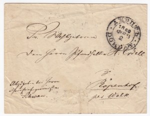 Postal Envelope - Estonian-Russian Postal History Cover