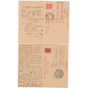 Gruppe von Postkarten - Estnische Ganzsachen (2)