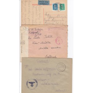 Group of Envelopes & Postcard - WWII Feldpost (3)