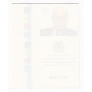Estonia stamps, Lennart Meri 70, 1999, Imperforate