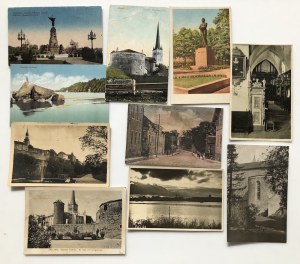 Group of Postcards: mostly Estonia