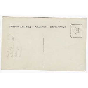 Russian Empire Photocard - Close-Up of Kite Observation Balloon in Flight, ca. WWI Era