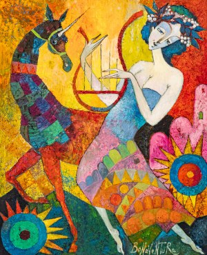 John Bonaventure Ostrowski, The Muse and the Unicorn, 2025